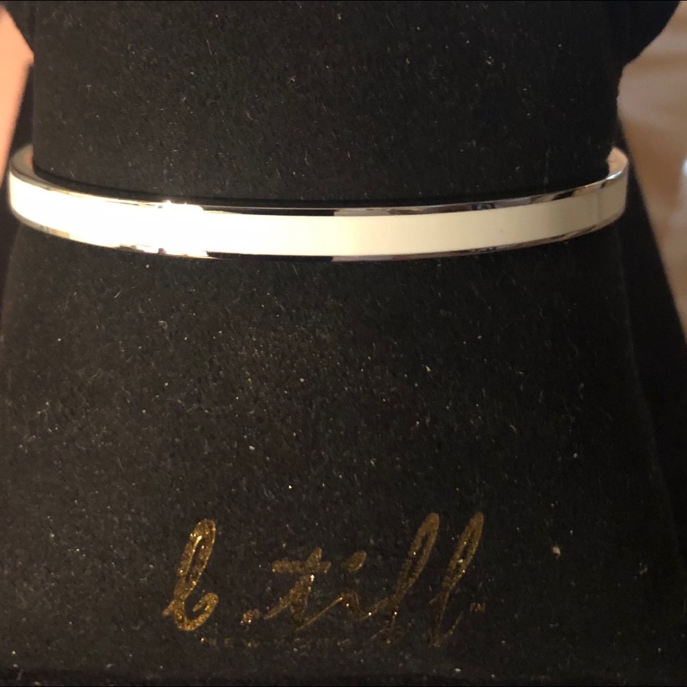 COPY - BRAND NEW B TIFF ENAMEL INSET BRACELET